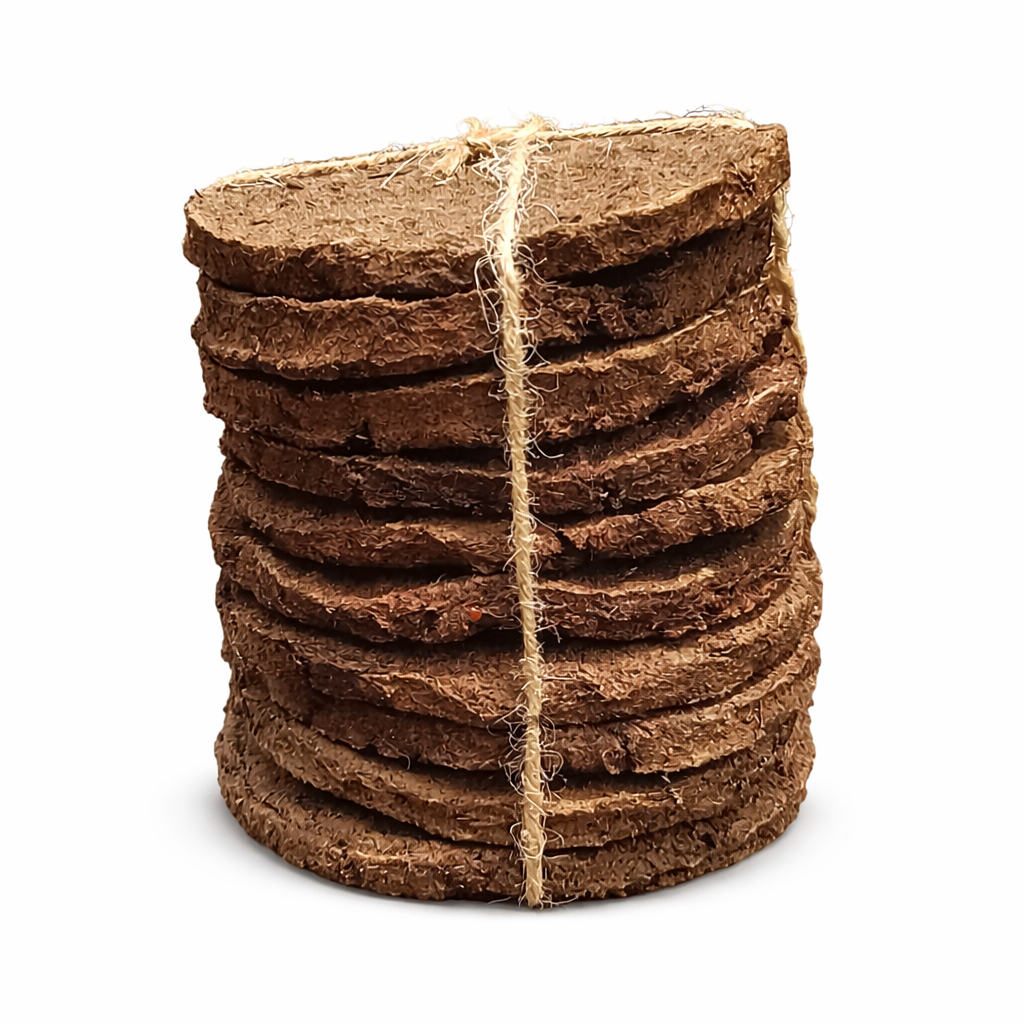 20pcs Natural Cow Dung Cake (Upla/Kanda) – Pure Organic Havan Samagri & Eco-Friendly Fuel for Pooja, Cooking & Ritual Use - Image 3