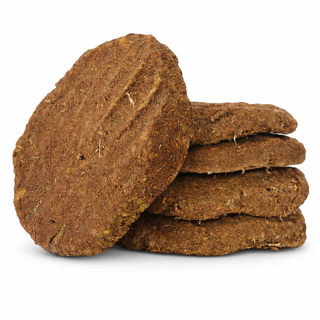 20pcs Natural Cow Dung Cake (Upla/Kanda) – Pure Organic Havan Samagri & Eco-Friendly Fuel for Pooja, Cooking & Ritual Use - Image 2