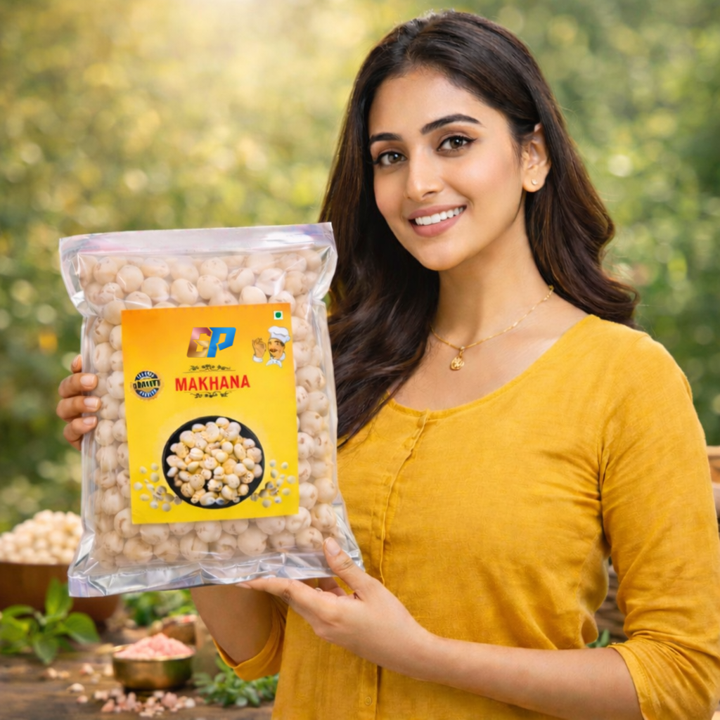 Premium Makhana (Fox Nuts) 500gm – Healthy Roasted Phool Makhana Snack | High Protein & Low Fat | Crunchy & Natural - Image 2