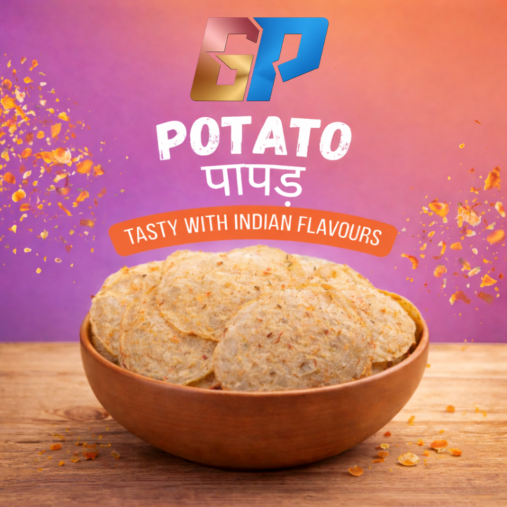Crispy Spicy Aloo Papad 500gm – Tasty Indian Potato Papad | Ready-to-Fry Crunchy Snack | Homemade Style Papad - Image 3